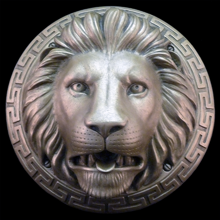 Bronze lion fountainhead